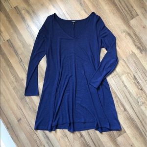 Express long sleeve swing dress